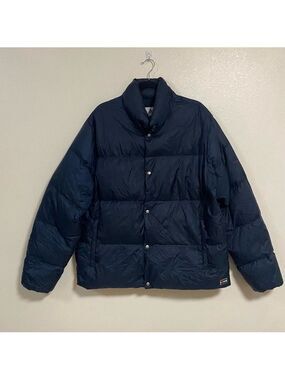 Holubar Jacket Men's Size XL Navy Down Puffer Coat Mustang Jacket